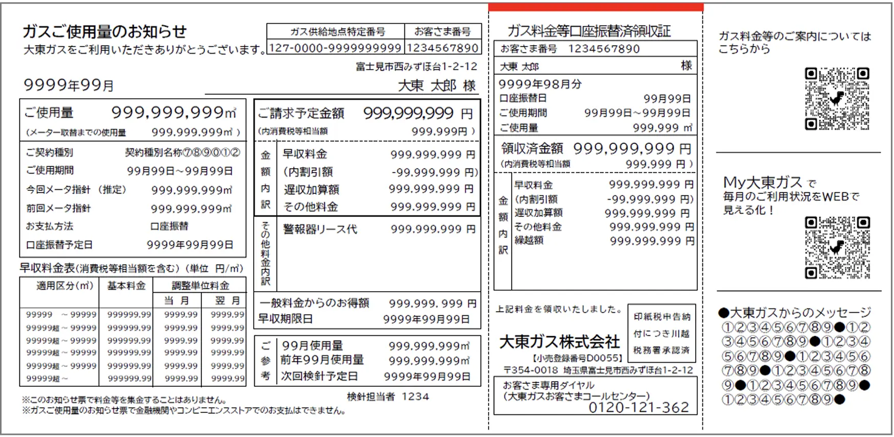 検針票の読み方